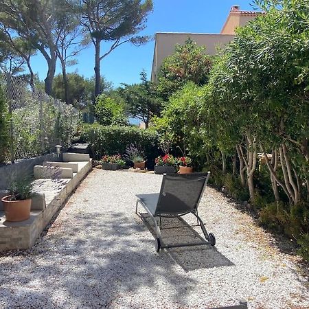 Logement entier T2 climatisé, parking gratuit, jardin, mer Sanary-sur-Mer Exterior foto